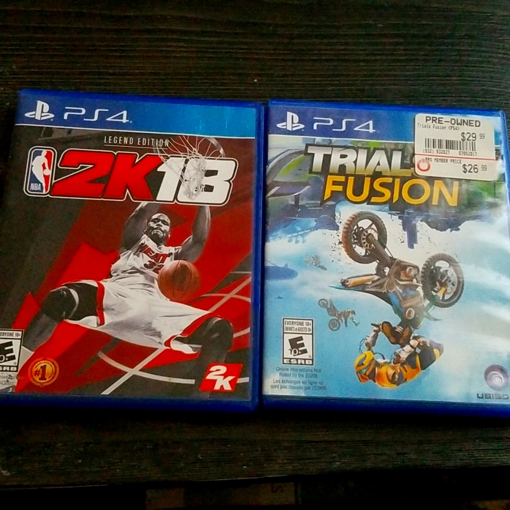 PS4 2K18 & Trial Fusion
